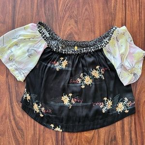 Free People satin top